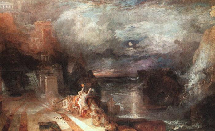 Joseph Mallord William Turner Hero and Leander Norge oil painting art